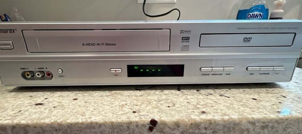 Memorex MVD4544 DVD Player and 6-Head Hi-Fi Stereo VCR Combo Recorder TESTED